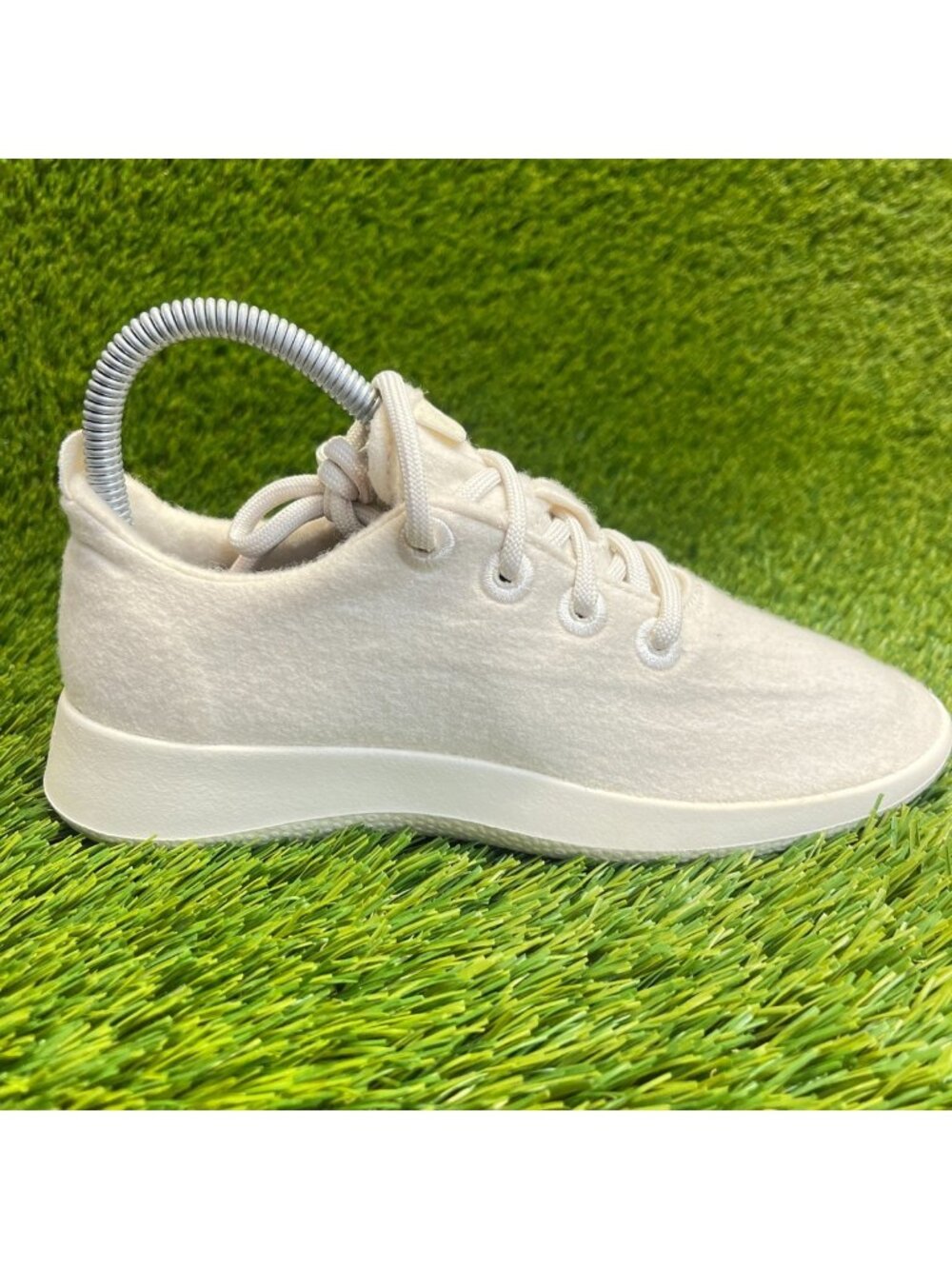 Allbirds Wool Runners Natural White Womens Size 6 Running Walking Shoes Sneakers